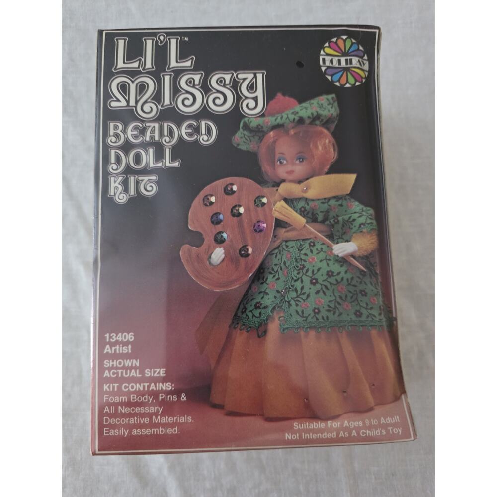 Li’l Missy Holiday Beaded Doll Kit #13406 Artist Sealed In Box